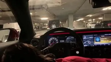 Genevave sinn sucks sevyan hardens in benz