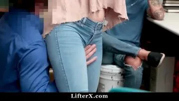Teen fucked by security officer